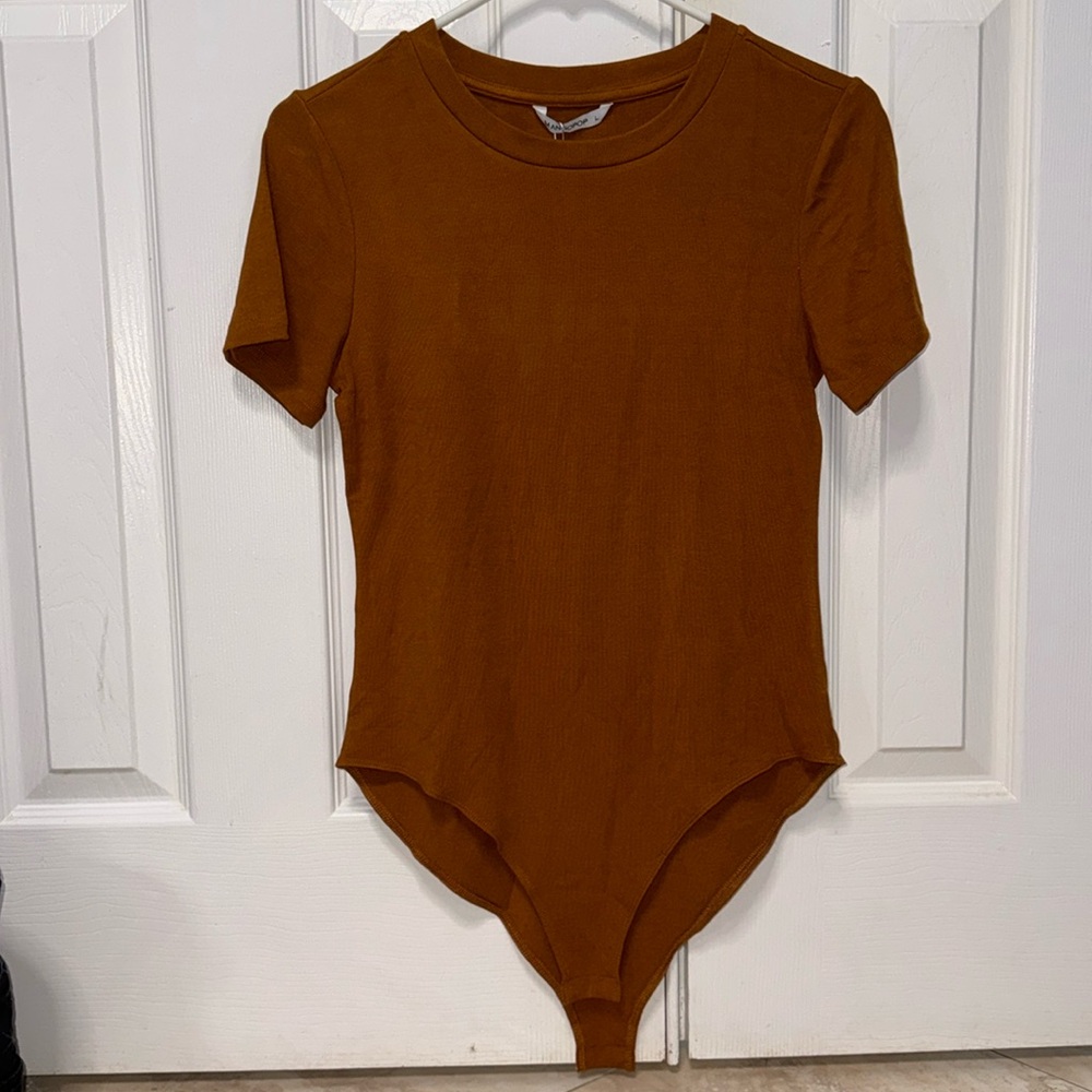 NWT Brown Mangopop Bodysuit